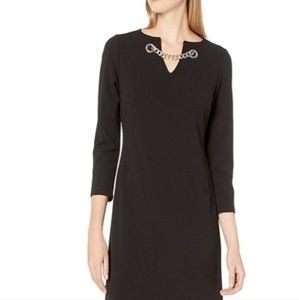Tommy Hilfiger black shift dress